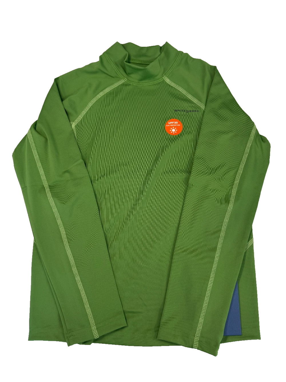 White Sierra Boys Sierra Sun Barrier Long Sleeve Tee Size Small Green NWT